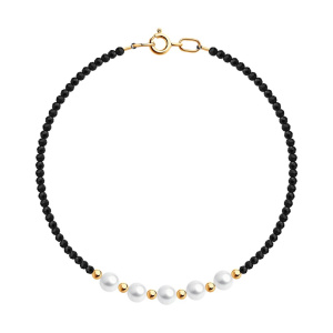 Браслет из золота с полудрагоценными вставками