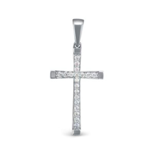 Крест из золота с бриллиантами