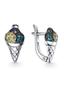 Серьги из серебра