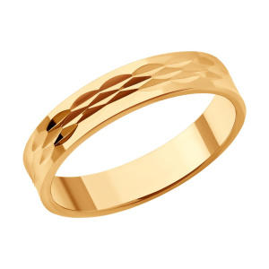 Обручальное кольцо из золота
