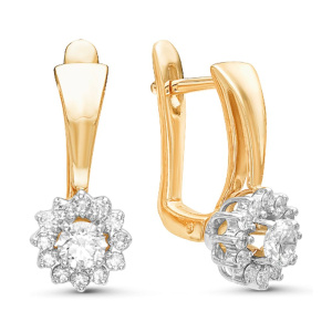 Серьги из золота с бриллиантами