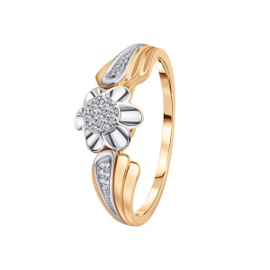 Кольцо из золота с бриллиантами