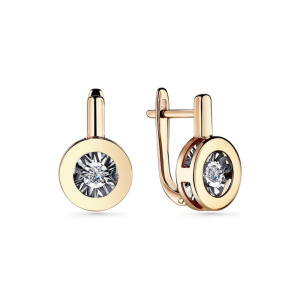 Серьги из золота с бриллиантами