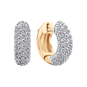 Серьги из золота с бриллиантами