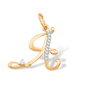 Буква из золота