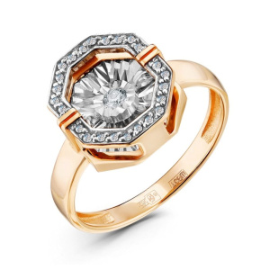 Кольцо из золота с бриллиантами