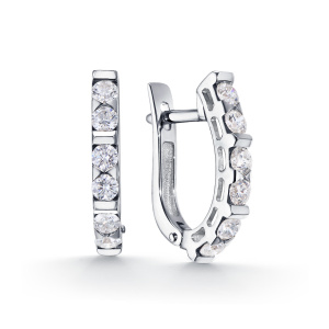 Серьги из золота с бриллиантами