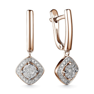 Серьги из золота с бриллиантами