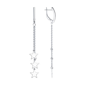 Серьги из серебра