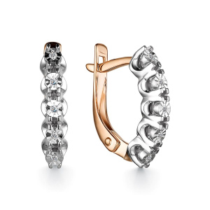 Серьги из золота с бриллиантами