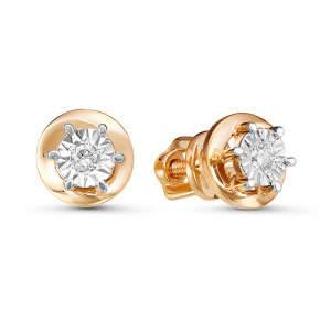 Серьги из золота с бриллиантами