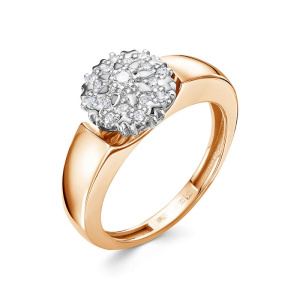 Кольцо из золота с бриллиантами