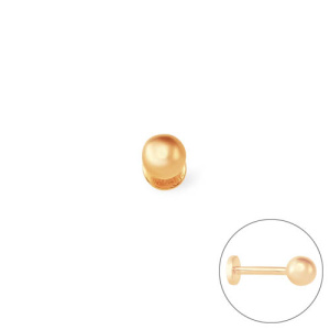 Пирсинг из белого золота