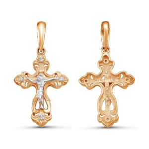 Крест из золота с бриллиантами