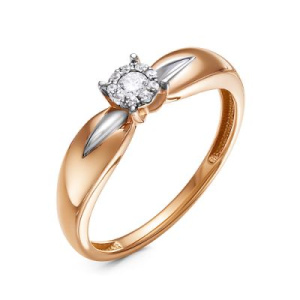 Кольцо из золота с бриллиантами