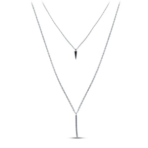Колье из серебра