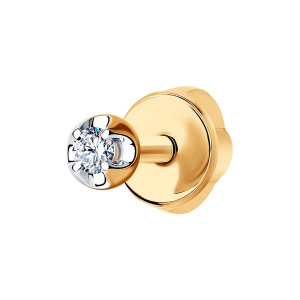 Серьги из золота с бриллиантами