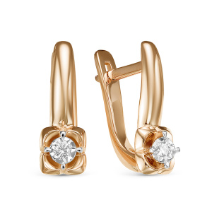 Серьги из золота с бриллиантами