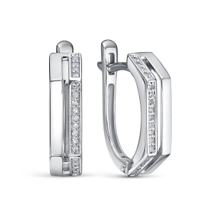 Серьги из золота с бриллиантами