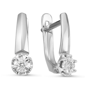 Серьги из золота с бриллиантами