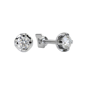 Серьги из золота с бриллиантами