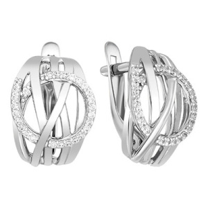 Серьги из серебра