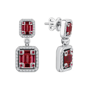 Серьги из золота Premium