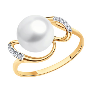 Кольцо из золота с полудрагоценными вставками