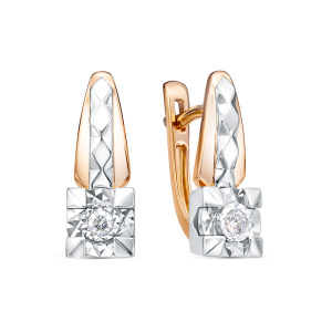 Серьги из золота с бриллиантами