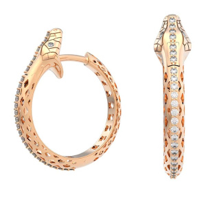 Серьги из золота с бриллиантами