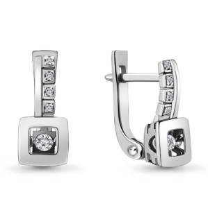 Серьги из золота с бриллиантами