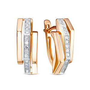 Серьги из золота с бриллиантами