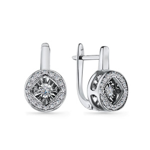 Серьги из золота с бриллиантами