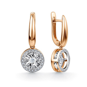 Серьги из золота с бриллиантами