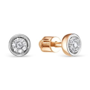 Серьги из золота с бриллиантами