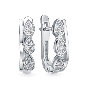 Серьги из золота Premium