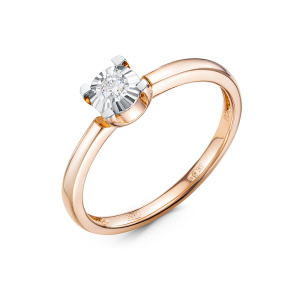 Кольцо из золота с бриллиантами