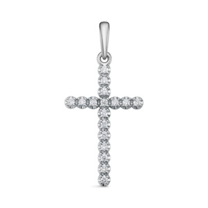 Крест из золота с бриллиантами