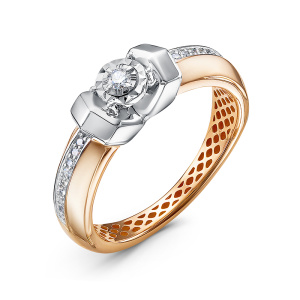 Кольцо из золота с бриллиантами