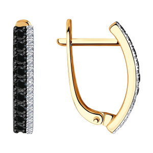 Серьги из золота с бриллиантами