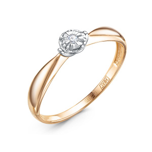 Кольцо из золота с бриллиантами