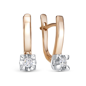 Серьги из золота с бриллиантами