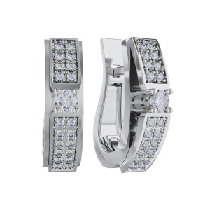 Серьги из золота с бриллиантами