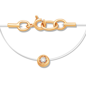 Колье из белого золота