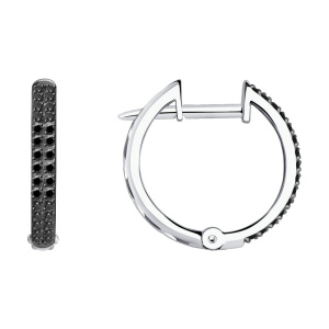 Серьги из золота с бриллиантами