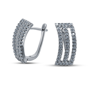 Серьги из серебра