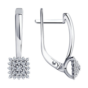 Серьги из золота с бриллиантами