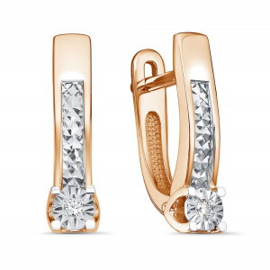 Серьги из золота с бриллиантами