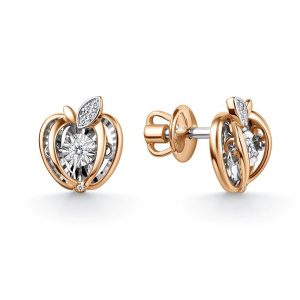 Серьги из золота с бриллиантами