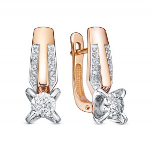 Серьги из золота с бриллиантами